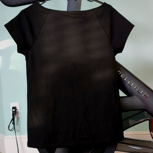 NWT Women's Small Ann Taylor Black T-Shirt - Picture 3 of 3